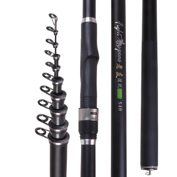 Cana de Pesca Telescópica em Carbono 3.9m-6.0m