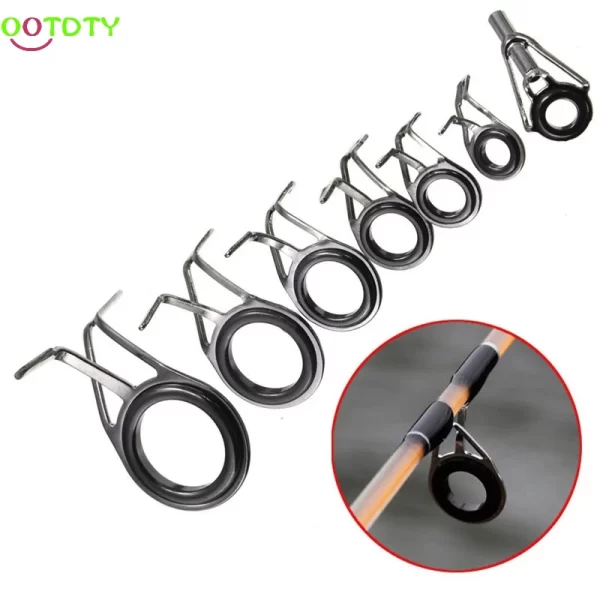 Kit de Reparação de Anéis de Topo para Canas de Pesca 7 Tamanhos - Image 2