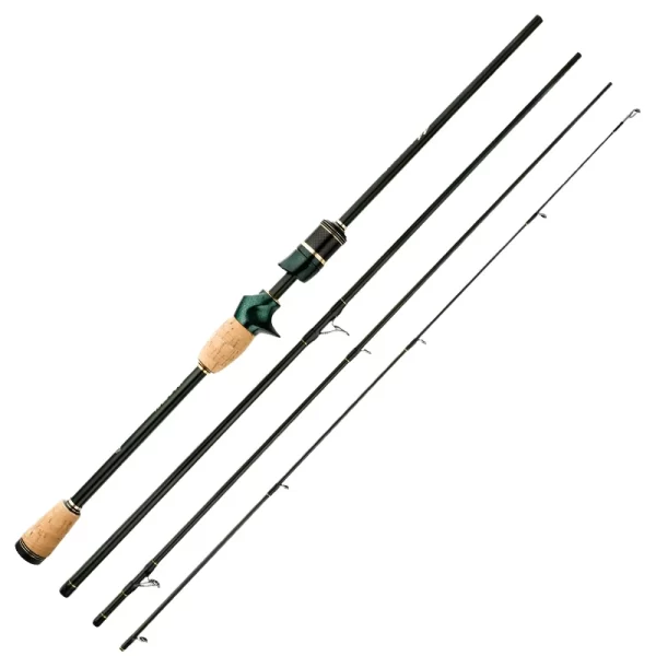 Cana CEMREO Spinning e Casting 1.8m-2.4m em Carbono de 4-5 Secções Ação F - Image 8