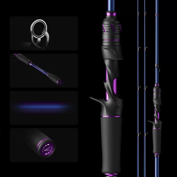 Cana KastKing Royale Legend III em Carbono 2.13m-2.4m Ação F - Image 6