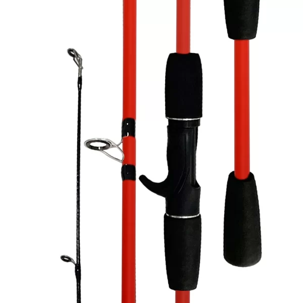 Cana Ultraligeira de Carbono 2 Secções 1.68m/1.8m para Casting e Spinning, Ação F - Image 5