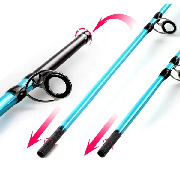 Cana GHOTDA em Carbono 1.5m-1.8m para Spinning e Casting Ação F - Image 3