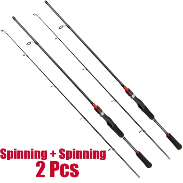 Cana de Pesca GHOTDA em Carbono para Spinning e Casting 1.65m-1.8m, Isco 5g-25g - Image 8