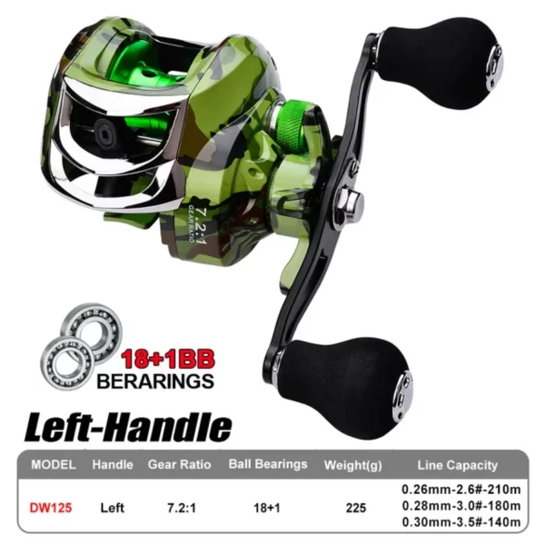 Carreto Casting PROBEROS 18+1BB 7.2:1 Drag 10kg - Image 7
