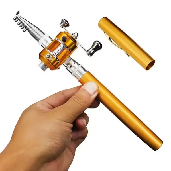 Cana de Pesca Telescópica Portátil em Forma de Caneta 1.0M-1.6M - Image 2