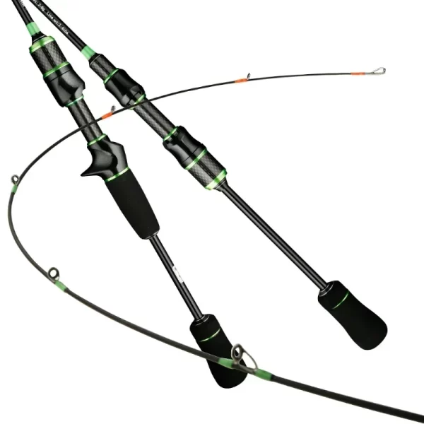 Cana de Pesca Ultralight em Carbono - Spinning e Casting, 2-8g Ação F - Image 2