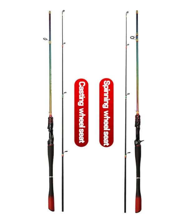 Cana GHOTDA Casting em Carbono 1.65m-1.8m para Spinning e Casting Ação M - Image 5