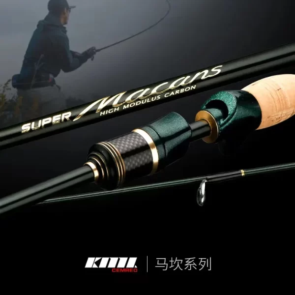 Cana SIECHI em Carbono, Spinning e Casting - 1.8m/2.1m/2.4m Ação F - Image 4