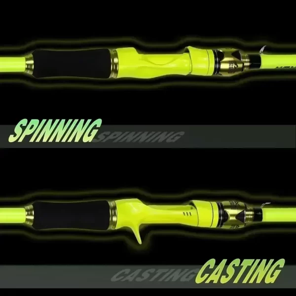 Cana de Pesca BAKAWA Spinning/Casting 1.8M/2.1M 4 Secções Ação F - Image 5