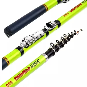 Cana Telescópica BAKAWA Ultralight Carbono 1.5m a 3.0m