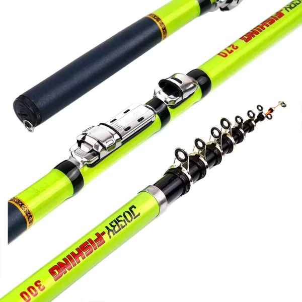 Cana Telescópica BAKAWA Ultralight Carbono 1.5m a 3.0m