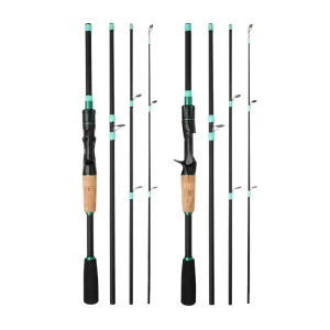 Cana GTOFYU Fibra de Vidro 1.65m a 2.1m 4/5 Secções Ação M