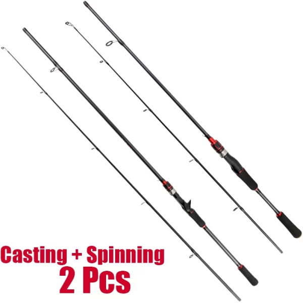 Cana de Pesca GHOTDA em Carbono para Spinning e Casting 1.65m-1.8m, Isco 5g-25g - Image 10