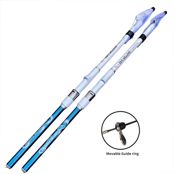 Cana Telescópica GHOTDA em Carbono para Pesca de Rocha 3.6m-6.3m - Image 2