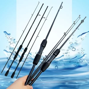 Cana GHOTDA 1.68m-1.80m Light Jigging em Carbono para Spinning e Casting Ação M