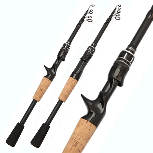 Conjunto de Pesca GHOTDA 1.5m-2.4m Cana Telescópica e Carreto Casting 7.2:1 - Image 5