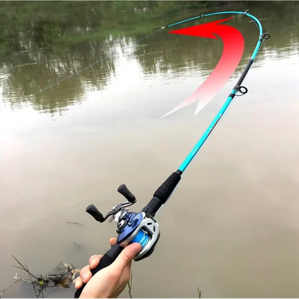 Cana GHOTDA em Carbono 1.5m-1.8m para Spinning e Casting Ação F - Image 4