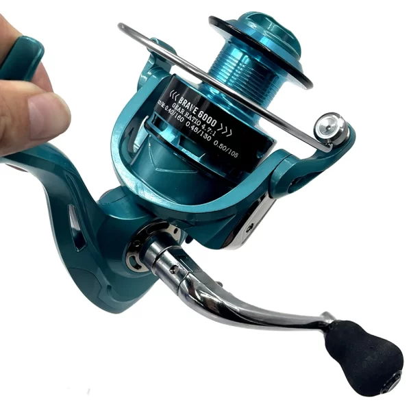 Carreto Spinning Ghotda Brave 1000-7000 5.2:1 Drag 8kg - Image 4