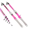Cana Telescópica Ultraligeira Spinning e Casting - 1,5m a 2,4m