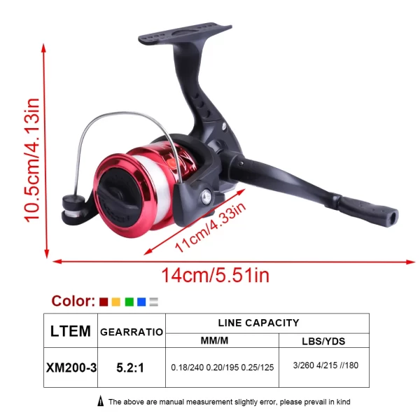 Conjunto de Pesca FISH KING 1.8m-2.1m Cana Telescópica e Carreto com Bolsa - Image 4