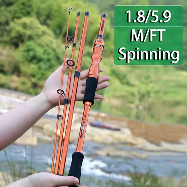 Cana BAKAWA para Spinning e Casting 1.8m-2.1m Ultraligeira Ação M/F - Image 10