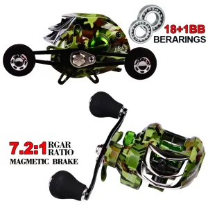 Carreto Casting PROBEROS 18+1BB 7.2:1 Drag 10kg