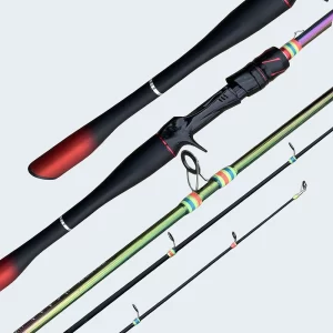 Cana GHOTDA Casting em Carbono 1.65m-1.8m para Spinning e Casting Ação M