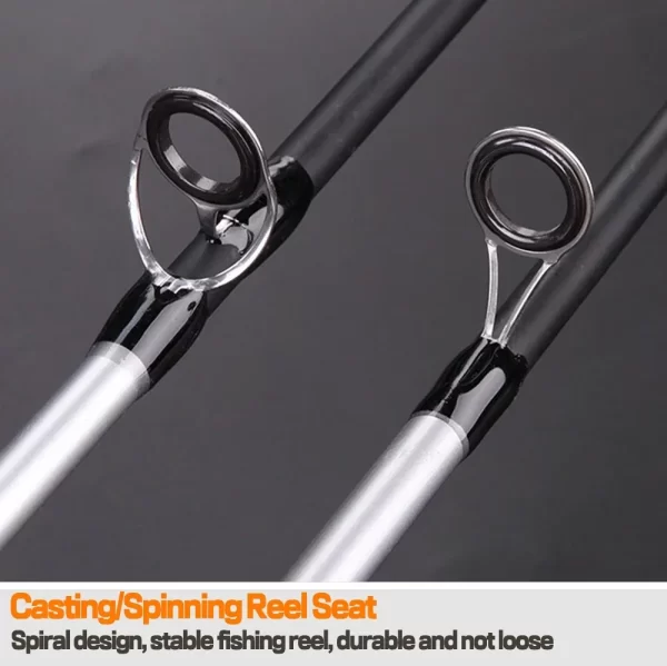 Cana GHOTDA em Carbono 1.65m-1.8m para Spinning e Casting - Image 4