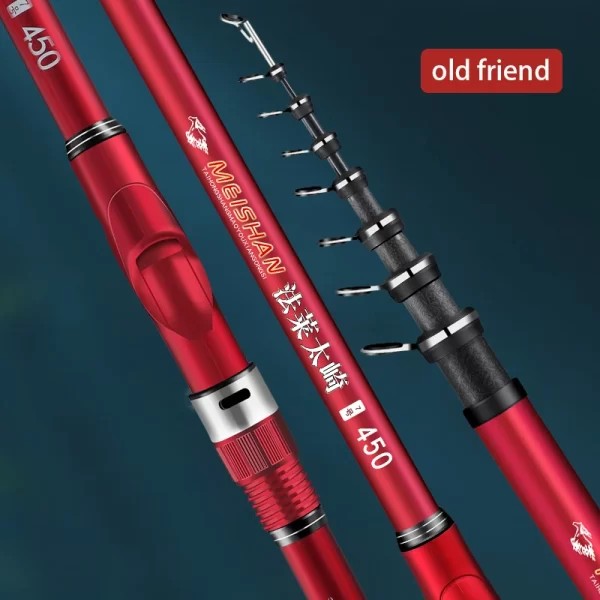 Cana Telescópica de Carbono Ultra-Leve 5.3M a 6.0M para Pesca Costeira - Image 2