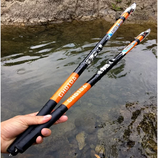 Cana de Pesca Telescópica em Carbono para Pesca de Rocha - 2.7m a 6.3m - Image 6