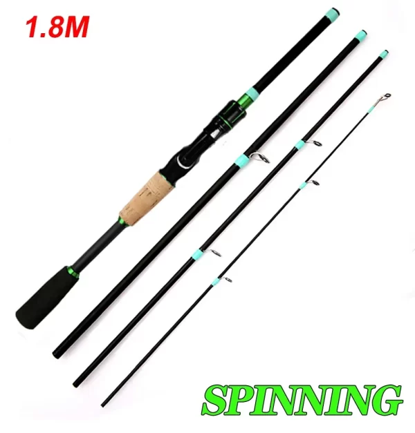 Cana GHOTDA em Carbono para Spinning e Casting 1.8m-2.1m, Ação ML - Image 7