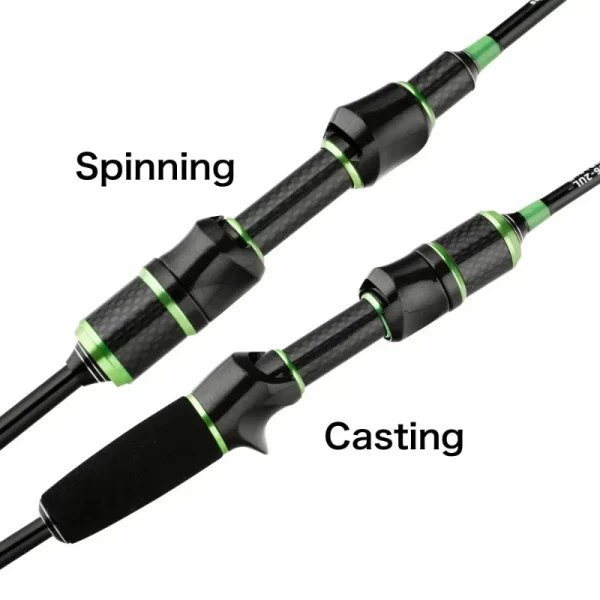 Cana de Pesca Ultralight em Carbono - Spinning e Casting, 2-8g Ação F - Image 3