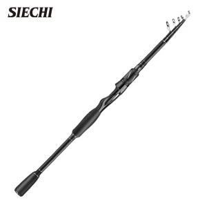 Cana de Pesca Telescópica 1.8M-2.7M Spinning/Casting em Carbono