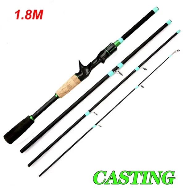 Cana GHOTDA em Carbono para Spinning e Casting 1.8m-2.1m, Ação ML - Image 10