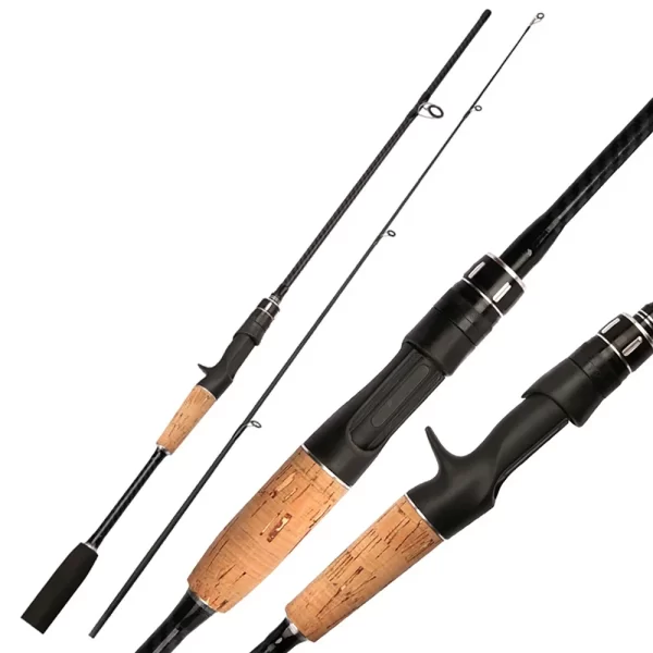 Cana de Pesca Ultraligeira Spinning e Casting 1.65m/1.8m Ação F - Image 3