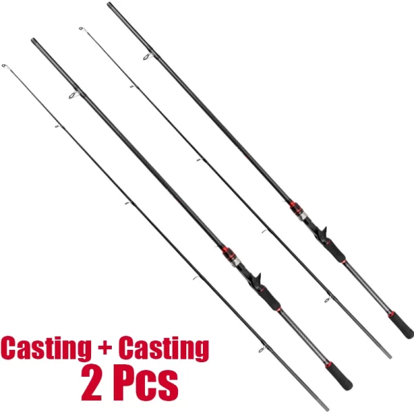 Cana de Pesca GHOTDA em Carbono para Spinning e Casting 1.65m-1.8m, Isco 5g-25g - Image 7