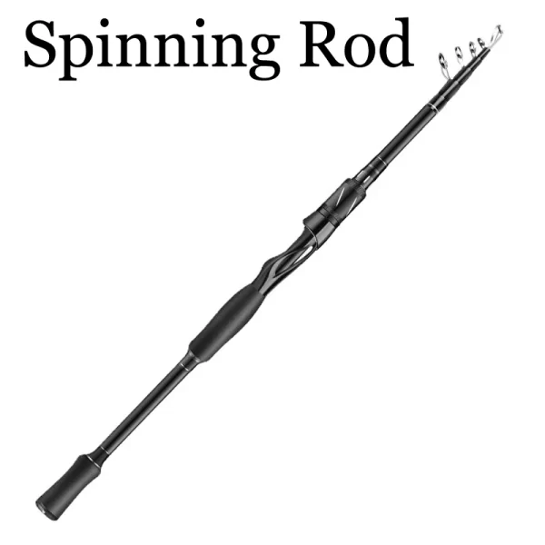 Cana de Pesca Telescópica 1.8M-2.7M Spinning/Casting em Carbono - Image 7