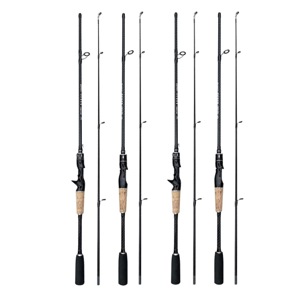 Cana de Carbono ML 2 Secções Spinning/Casting 1.65m/1.8m Ação F - Image 3