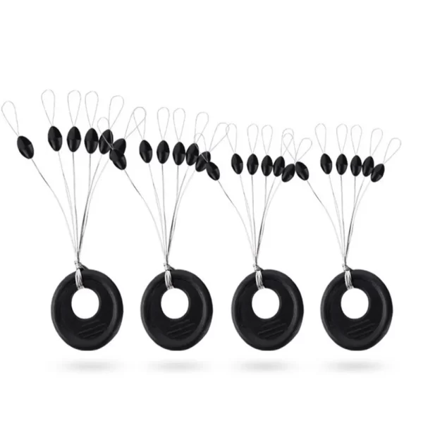 Conjunto de Espaçadores de Borracha Preta 2.5-5# (60 unidades) - Image 5