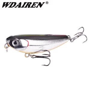 Amostra Flutuante Topwater WDAIREN Pencil 5cm 5.5g