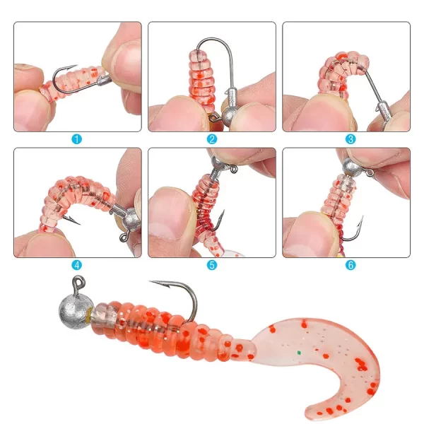 Anzol Jig Head JYJ para Amostras Soft e Criaturas Artificiais - 1g a 28g - Image 4