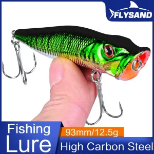 Amostra Flutuante Flysand Popper 93mm 12.5g