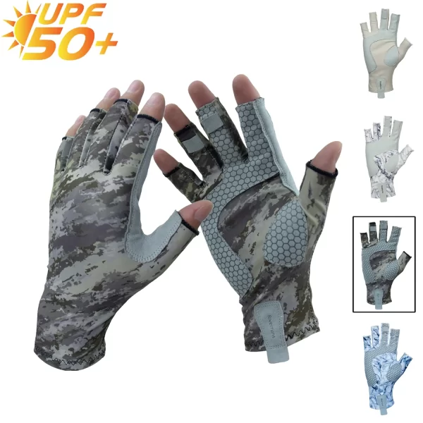 Luvas de Pesca sem Dedos Riverruns com Proteção UV UPF 50+ - Image 7