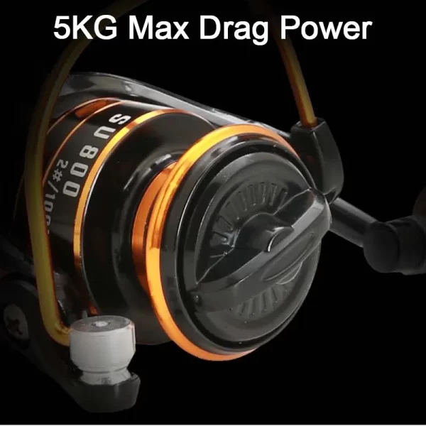 Carreto Spinning EMMROD SU800 Drag 5kg 5.2:1 - Image 6