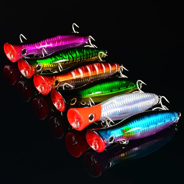 Amostra Flutuante Popper PROBEROS 43g para Predadores de Água Salgada - Image 3