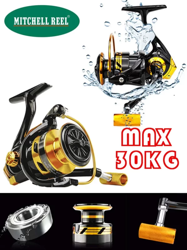 Carreto Spinning MITCHELL 2021 Estrutura Metálica, 5.2:1 Drag 16kg - Image 3