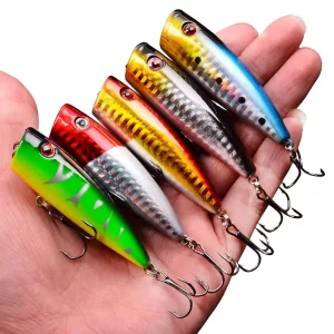 Amostra Flutuante Popper 8.3g 6.5cm (Pack 5 Unidades)