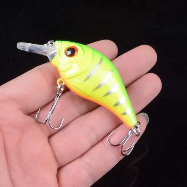 Amostra Crankbait Sinking VIB 7.5cm 10.2g com Anzóis Triplos - Image 14