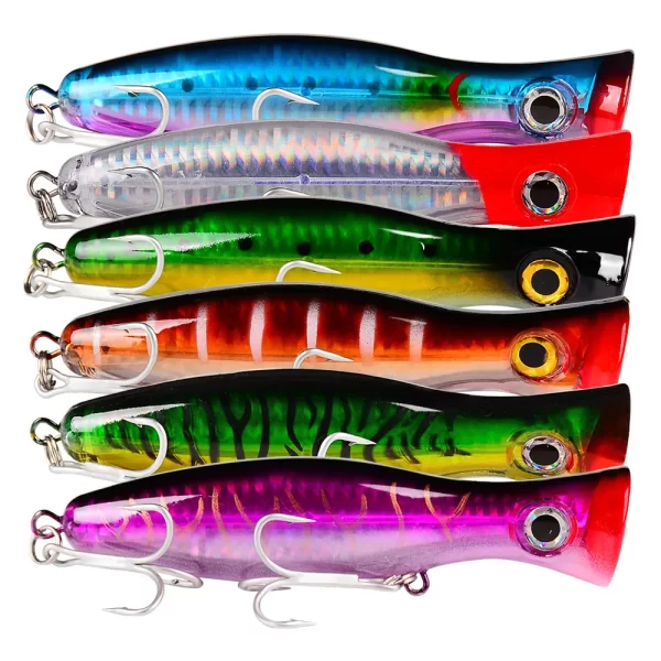 Amostra Flutuante Popper PROBEROS 43g para Predadores de Água Salgada - Image 5