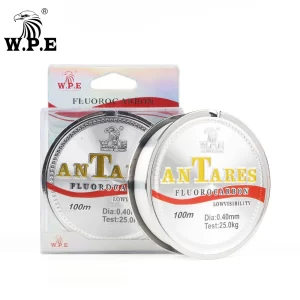 Linha Fluorocarbono W.P.E Anteros 100m Carbono